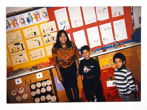 Shaffni in Grade 1 with Ms. Suphaul